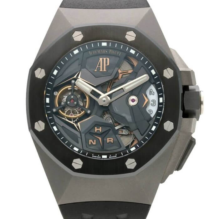 26589IO.OO.D002CA.01 / ロイヤルオーク コンセプトフライング トゥールビヨン GMT手巻き腕時計